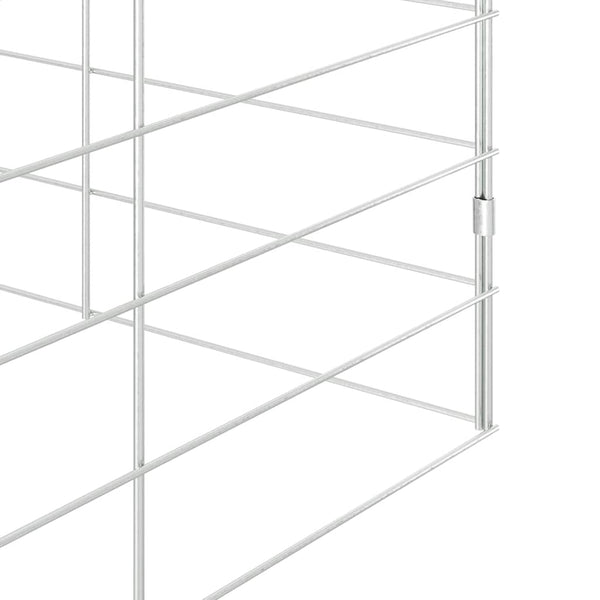 Hasenkäfig Silber Verzinkter Stahl 300cm