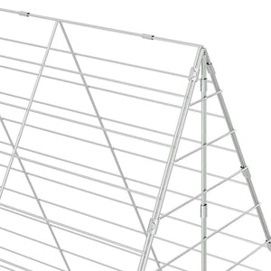 Hasenkäfig Silber Verzinkter Stahl 300cm