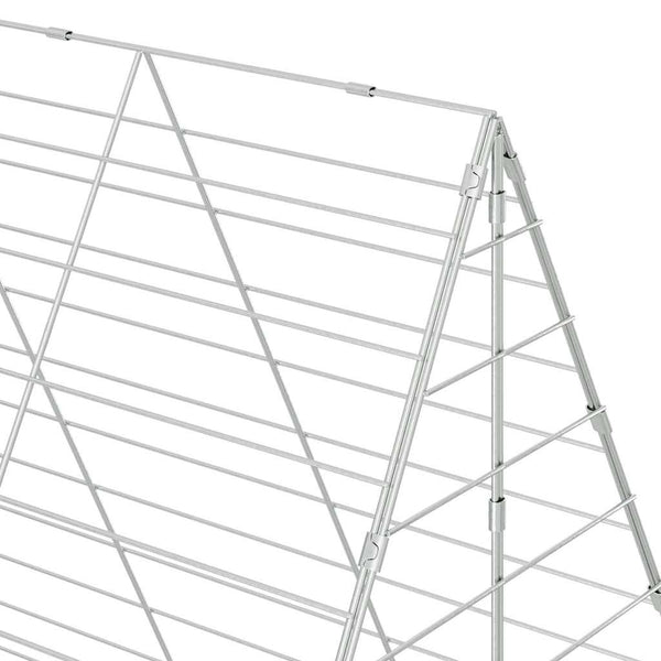 Hasenkäfig Silber Verzinkter Stahl 300cm