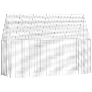 Hasenkäfig Silber Verzinkter Stahl 300cm