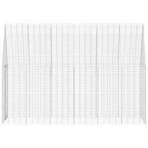 Hasenkäfig Silber Verzinkter Stahl 300cm