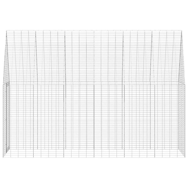 Hasenkäfig Silber Verzinkter Stahl 300cm