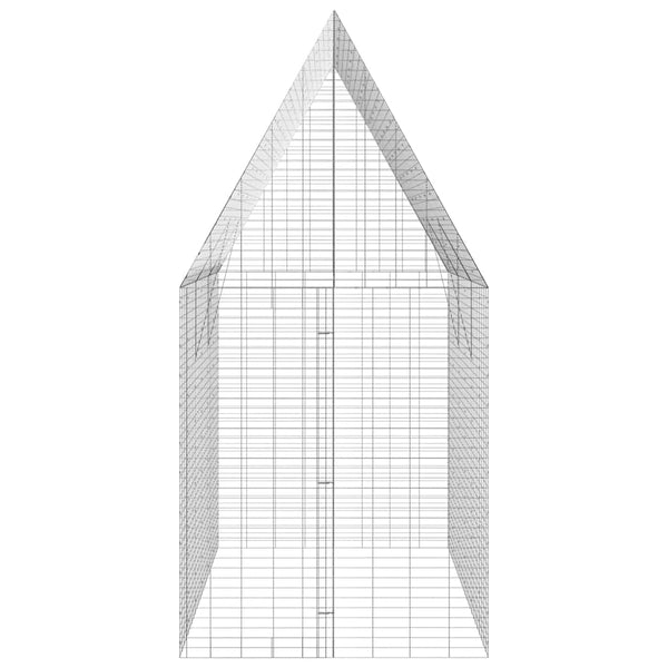 Hasenkäfig Silber Verzinkter Stahl 300cm