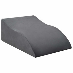 Beinkissen Grau PU-Schaum 68x41x24 cm