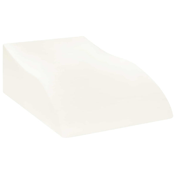 Beinkissen Grau PU-Schaum 68x41x24 cm