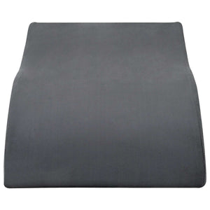Beinkissen Grau PU-Schaum 68x41x24 cm