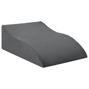 Beinkissen Grau PU-Schaum 68x41x21cm