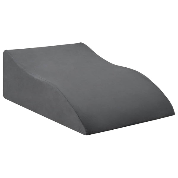 Beinkissen Grau PU-Schaum 68x41x21cm