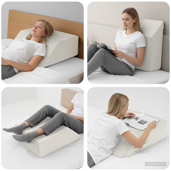 Beinkissen Weiß PU-Schaum 63x52 cm