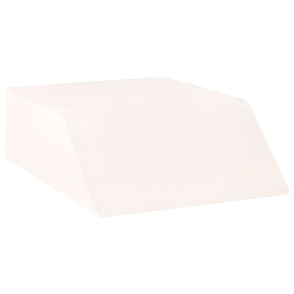 vidaXL Leg Pillow Solid White 63 x 52 x 19.5 cm PU Foam