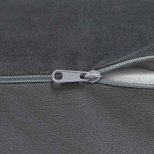 Beinkissen Grau PU-Schaum 63x52x19cm