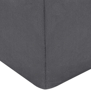 Beinkissen Grau PU-Schaum 63x52x19cm