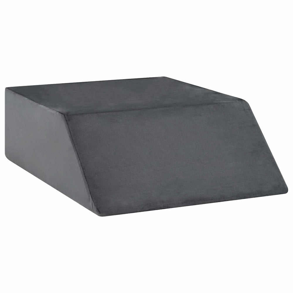 Beinkissen Grau PU-Schaum 63x52x19cm
