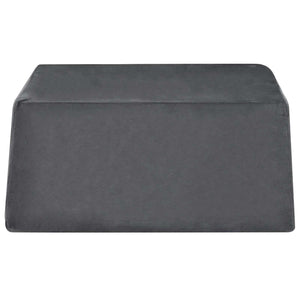 Beinkissen Grau PU-Schaum 63x52x19cm