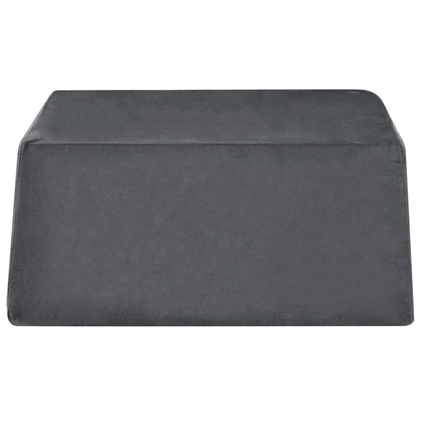 Beinkissen Grau PU-Schaum 63x52x19cm