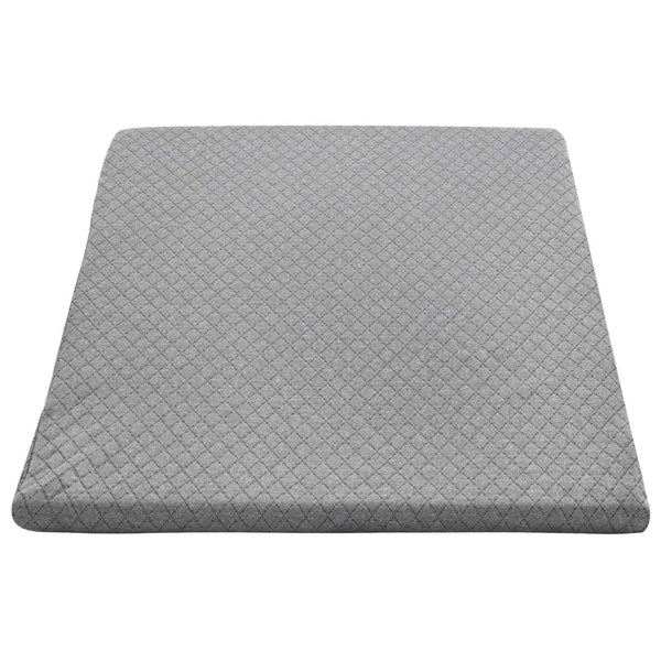 Beinkissen Grau Viscoschaum 60x50x30cm