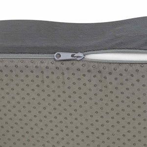 Sitzkissen Grau 40x40 cm PU-Schaum