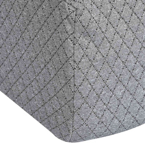 Keilkissen Grau Viscoschaum 69x64x19cm