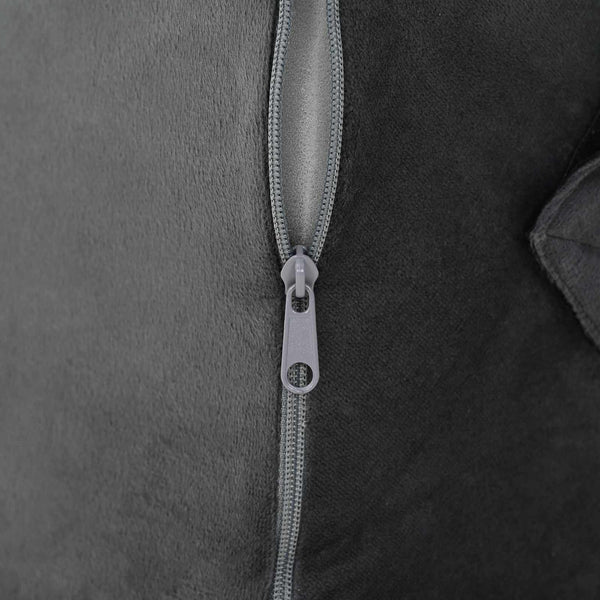 Keil Kopfkissen Grau Viscoschaum 55x55 cm