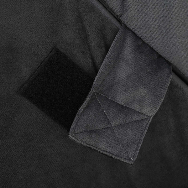 Keil Kopfkissen Grau Viscoschaum 55x55 cm