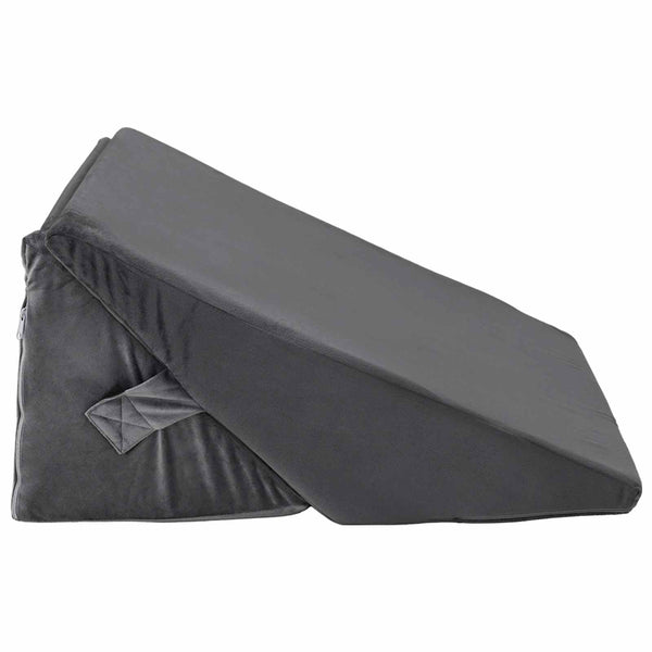 Keil Kopfkissen Grau Viscoschaum 55x55 cm