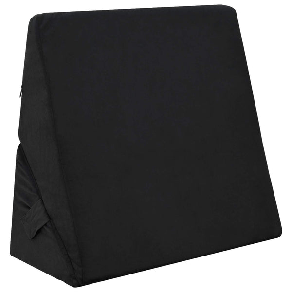 Keil Kopfkissen Schwarz Viscoschaum 55x55 cm