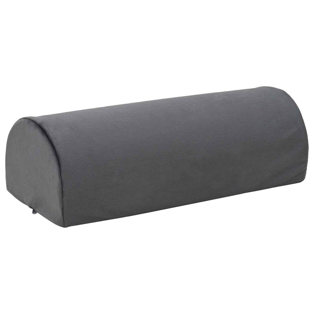 vidaXL Footrest Cushion Solid Grey 42 x 18 x 13 cm PU Foam