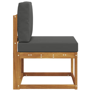 Akazie Massivholz Outdoor Mittelsofa