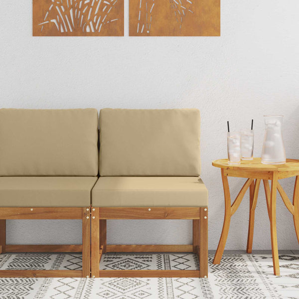 Akazie Mittelsofa für den Außenbereich