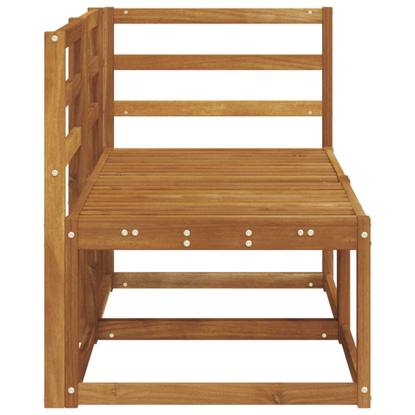 Akazie Outdoor Mittel- & Ecksofa 2er Set