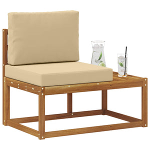Outdoor End Sofa Akazie Massivholz