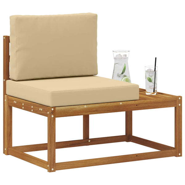 Outdoor End Sofa Akazie Massivholz
