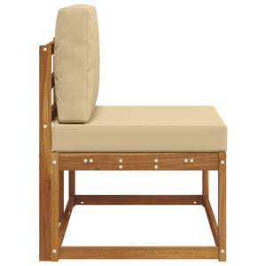 Outdoor End Sofa Akazie Massivholz