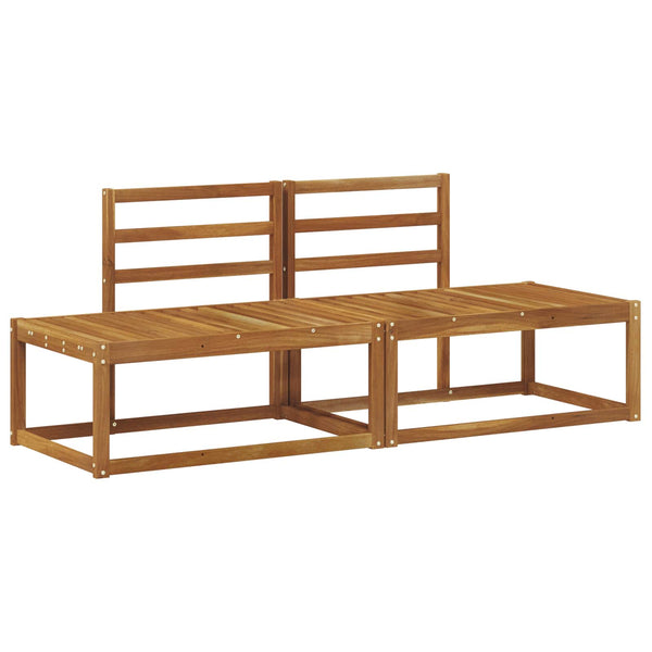 Outdoor End Sofa 2er-Set Akazie