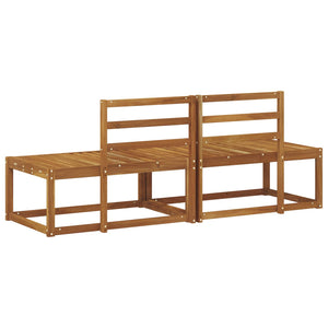 Outdoor End Sofa 2er-Set Akazie