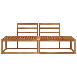 Outdoor End Sofa 2er-Set Akazie