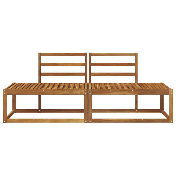 Outdoor End Sofa 2er-Set Akazie