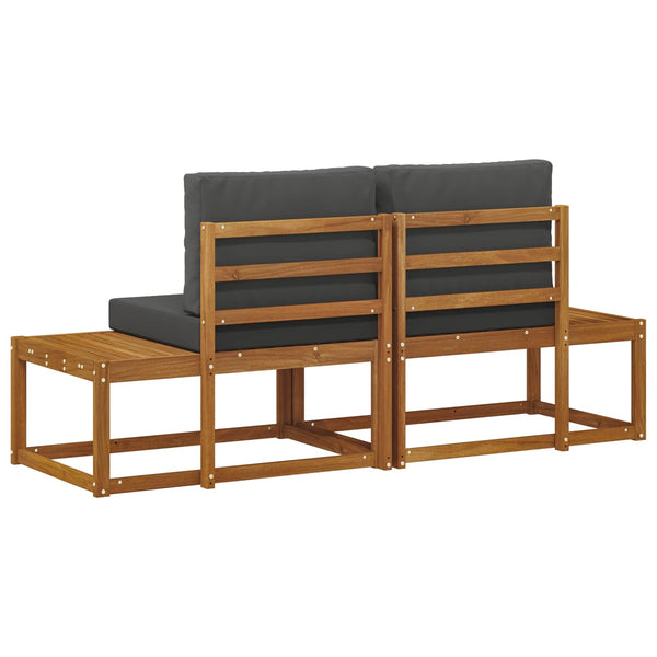 Akazie Outdoor End Sofa, 2er-Set