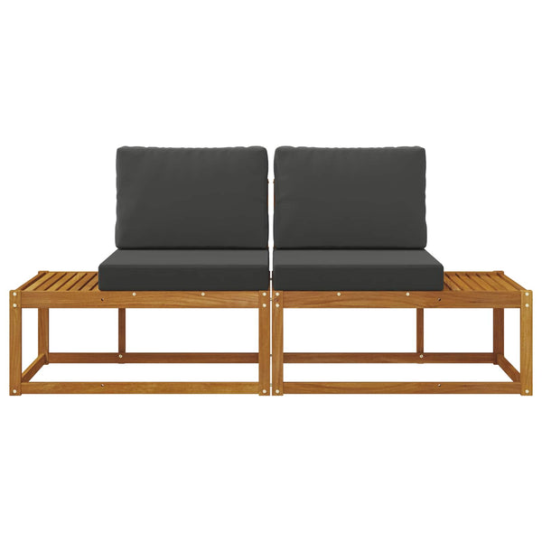 Akazie Outdoor End Sofa, 2er-Set
