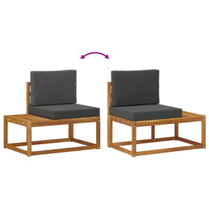 Akazie Outdoor End Sofa, 2er-Set