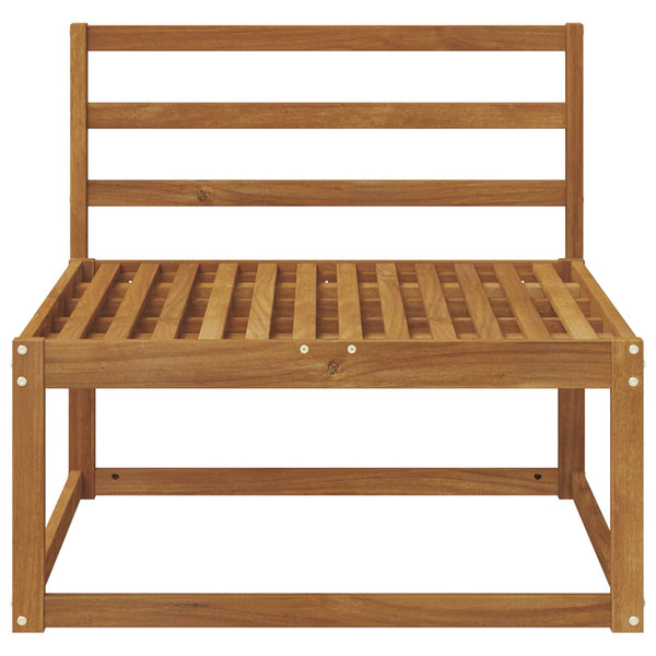 Akazie Massivholz Outdoor Mittelsofa