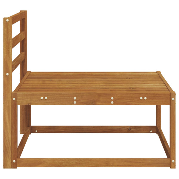 Akazie Massivholz Outdoor Mittelsofa