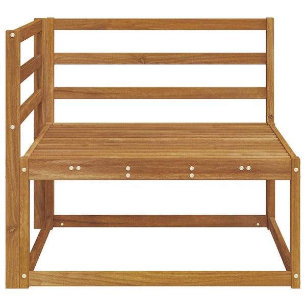 Outdoor Ecksofa Akazie Massivholz 83x83 cm