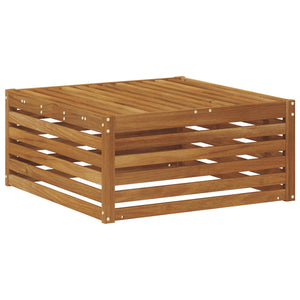 Outdoor-Fußhocker Akazie Massivholz 79x79 cm