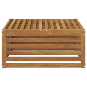 Outdoor-Fußhocker Akazie Massivholz 79x79 cm