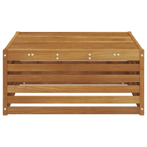 Outdoor-Fußhocker Akazie Massivholz 79x79 cm