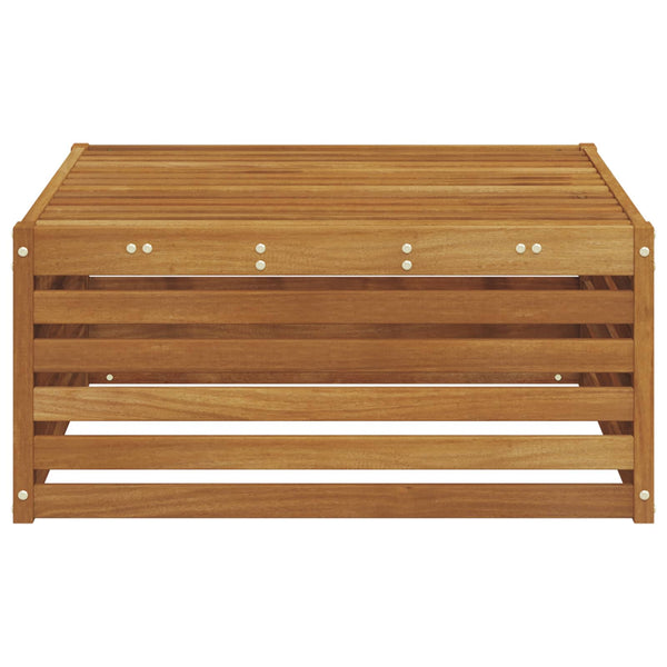 Outdoor-Fußhocker Akazie Massivholz 79x79 cm