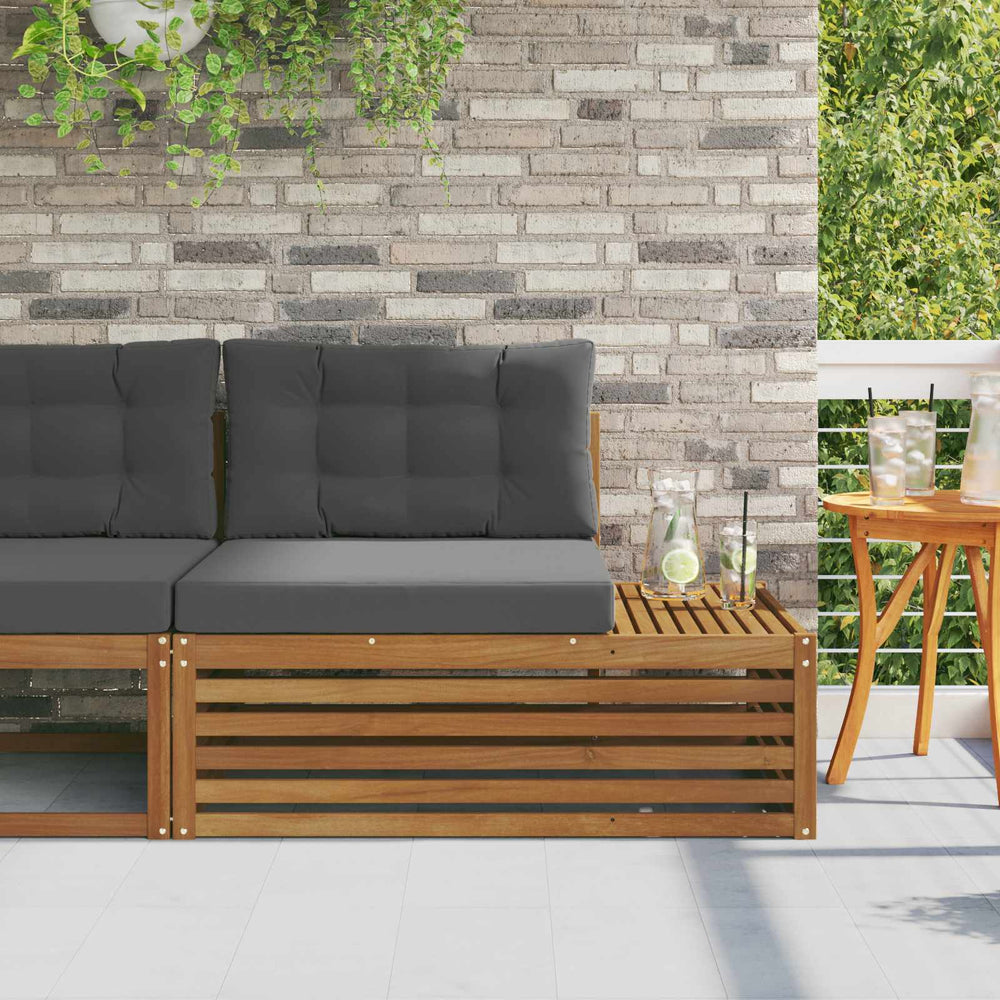 Akazienholz Garten Endsofa Natur