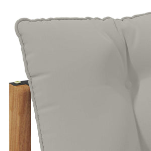 Outdoor Lounge Sofa Set, 3-teilig, Hellgrau
