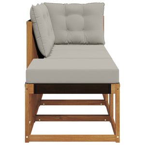 Outdoor Lounge Sofa Set, 3-teilig, Hellgrau